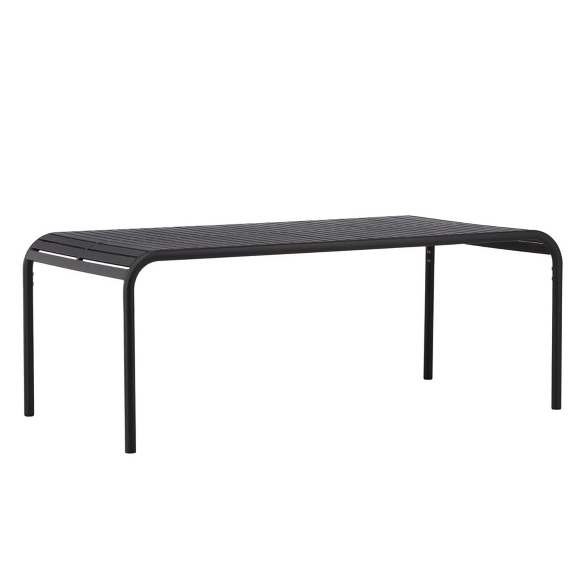 Paris Prix Table de jardin design  borneo  200cm noir