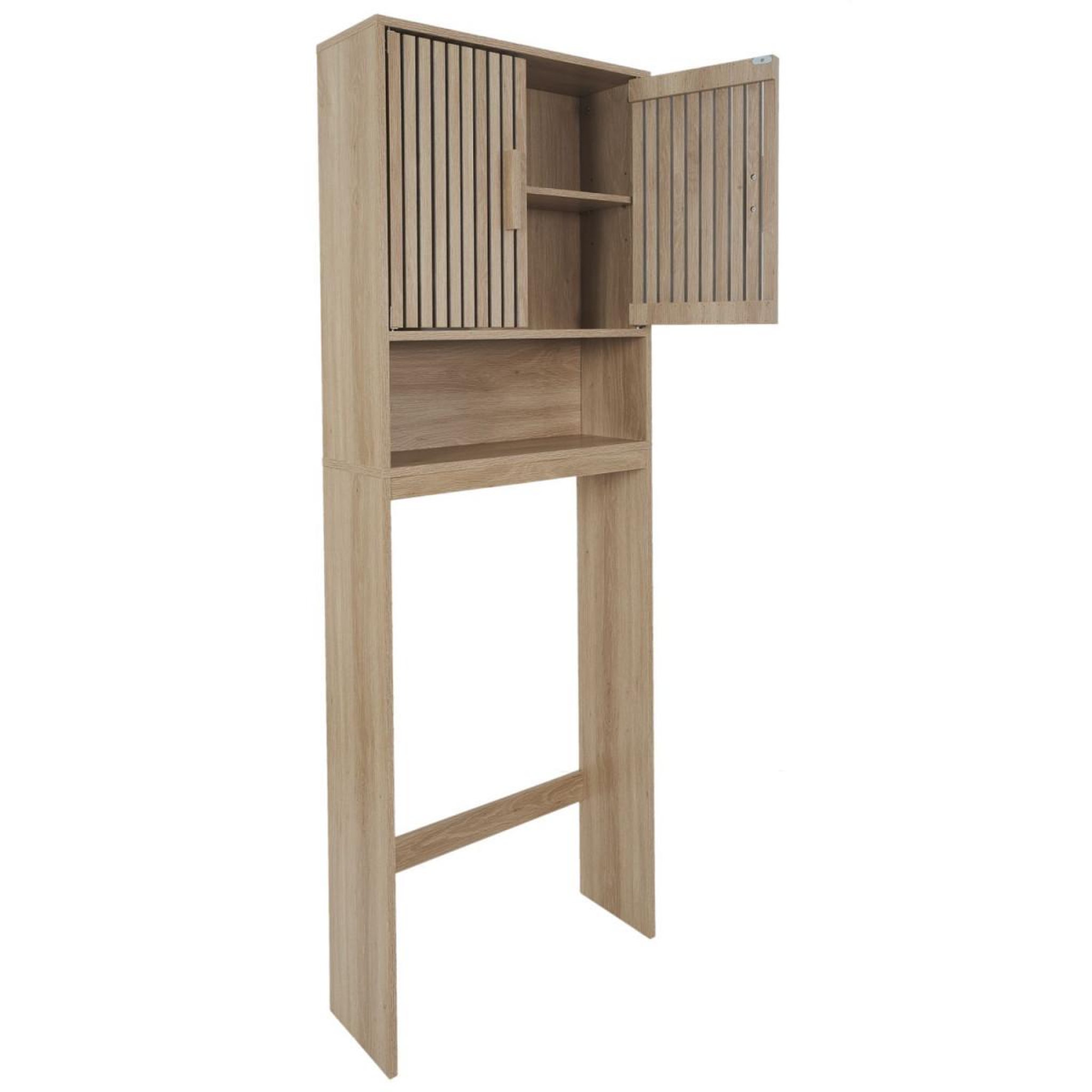 Voir la diapositive 3 : The Home Deco Factory Meuble wc design  klaus  166cm marron
