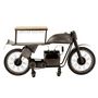 Voir la diapositive 4 : Paris Prix Table de Bar Design  Motocyclette  200cm Gris