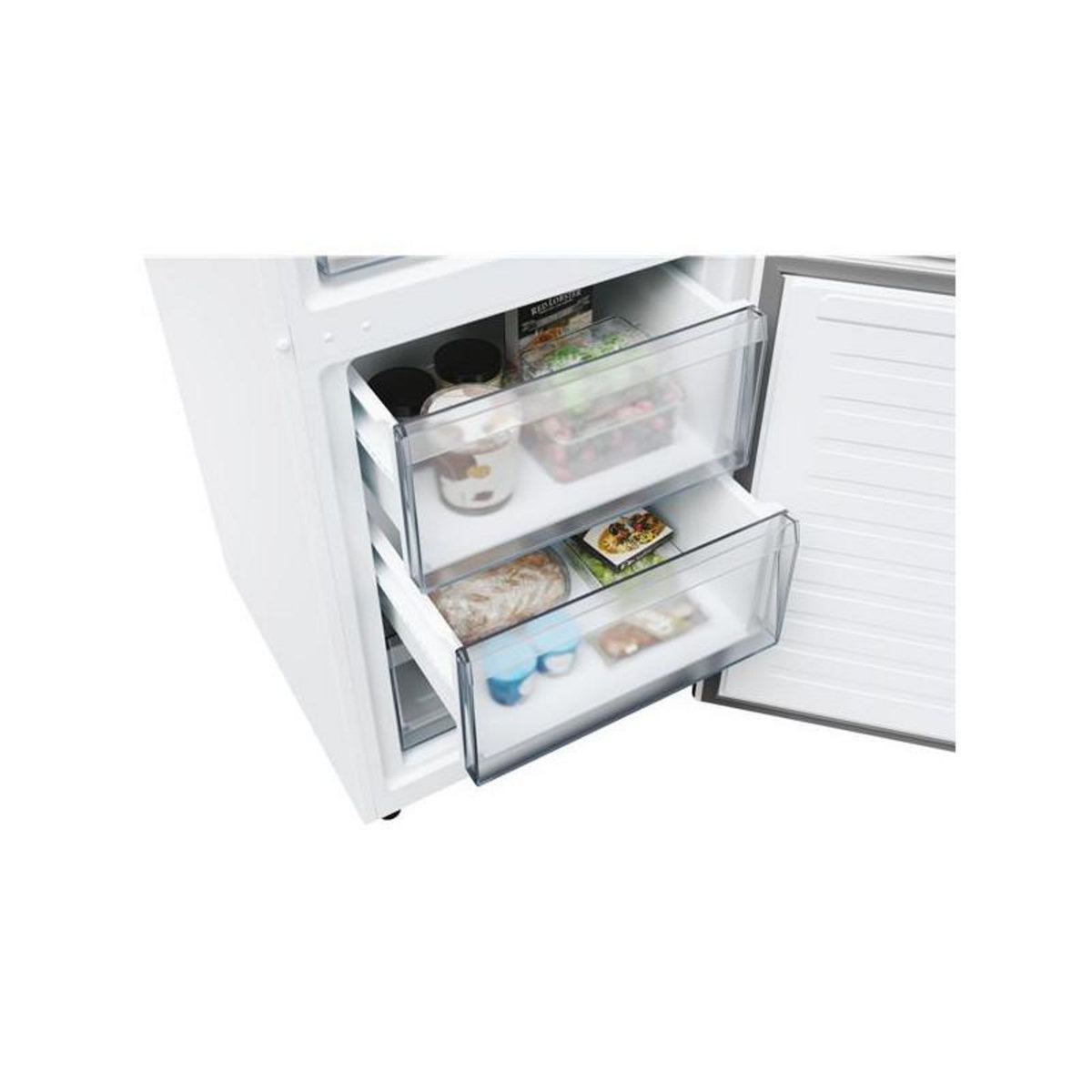 Candy Réfrigérateur combiné 60cm 355l no frost - CNCQ2T618EW