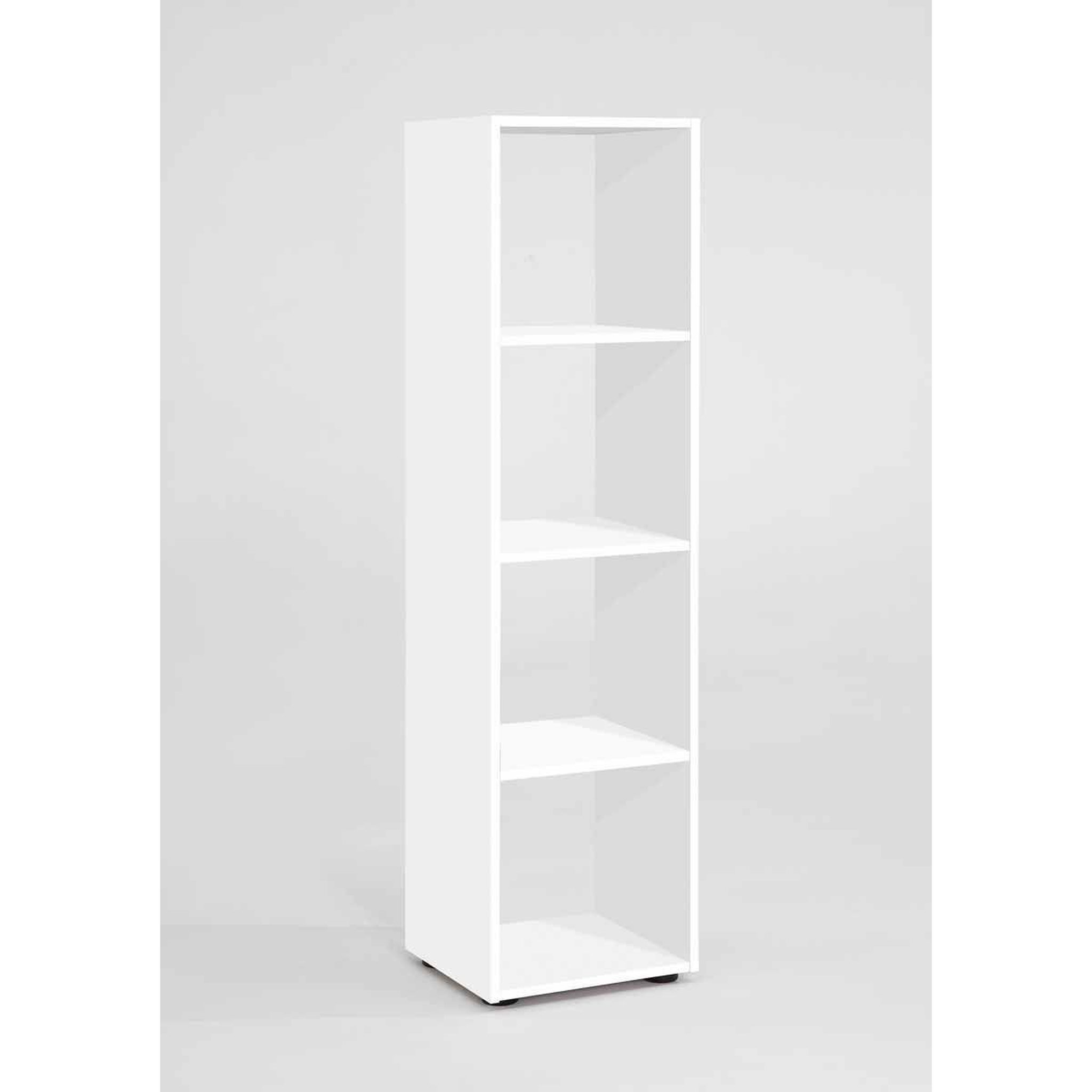 Voir la diapositive 2 : Paris Prix Étagère 4 niveaux design  gaman  140cm blanc