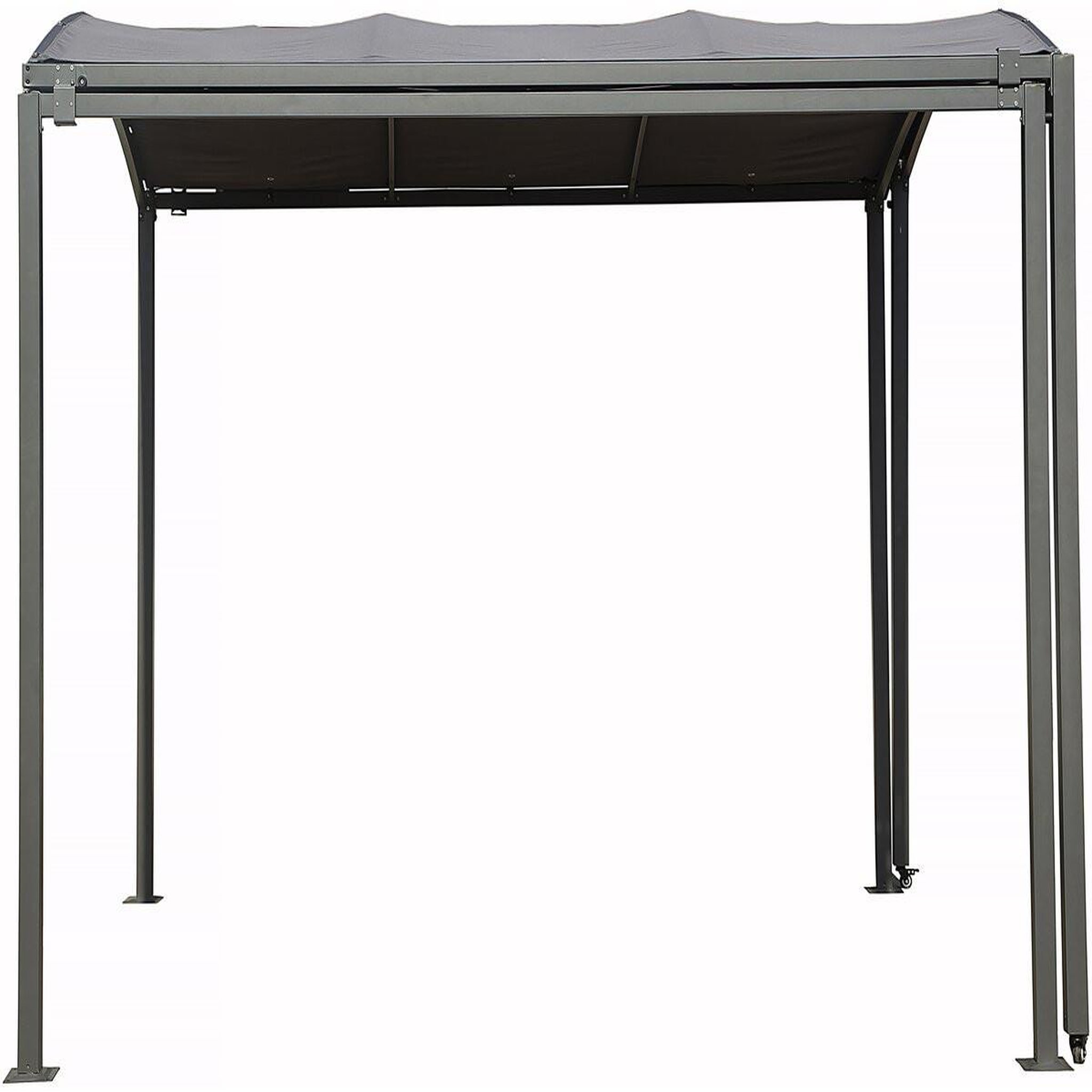 Voir la diapositive 3 : Habitat et Jardin Carport en métal extensible   mathis  - 303/566 x 295 x 240 cm - gris