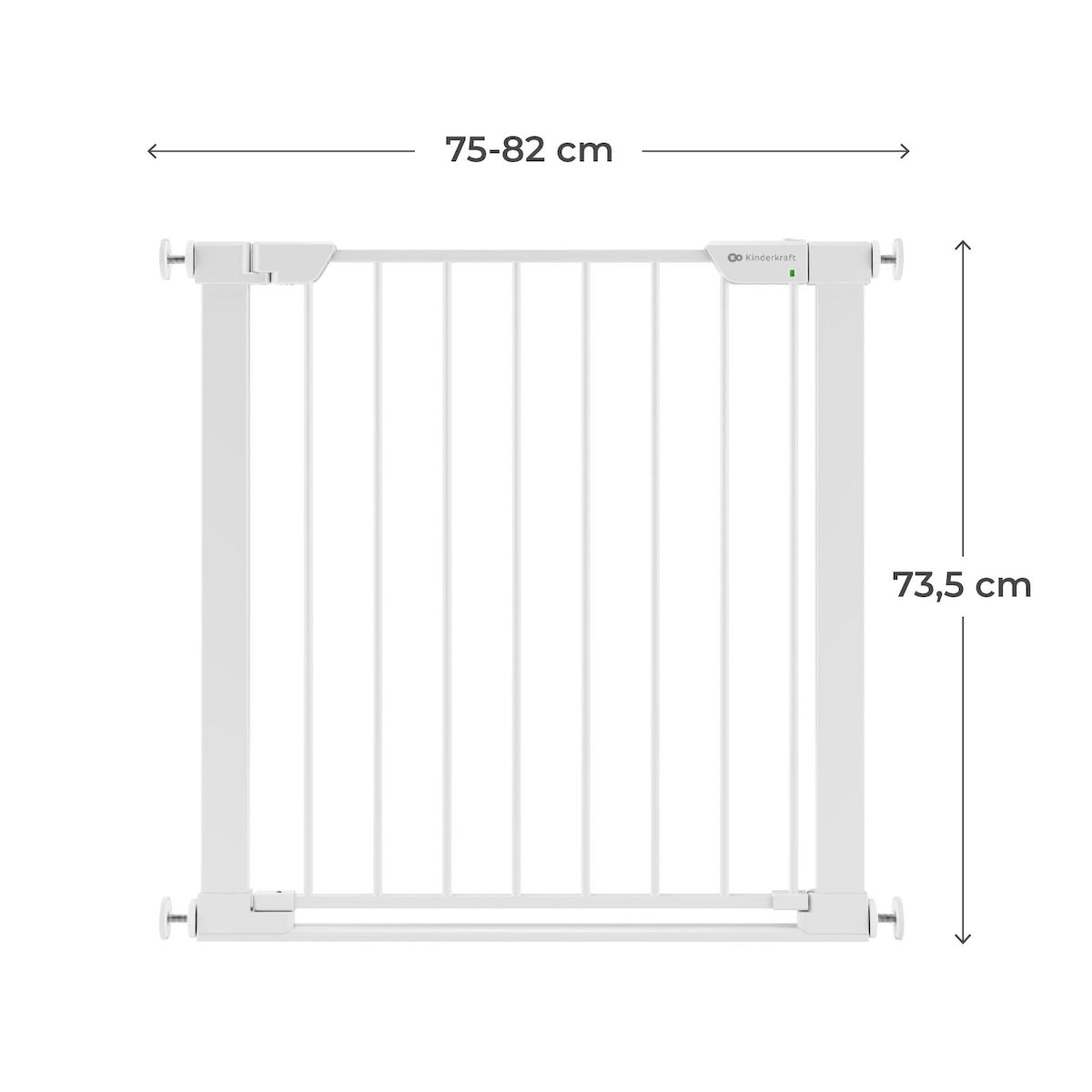 KINDERKRAFT Barrière de sécurité enfant avec verrou
