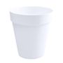 Voir la diapositive 2 : Eda Pot de fleur rond Toscane Ø 40 x H.32 cm - Blanc - Eda