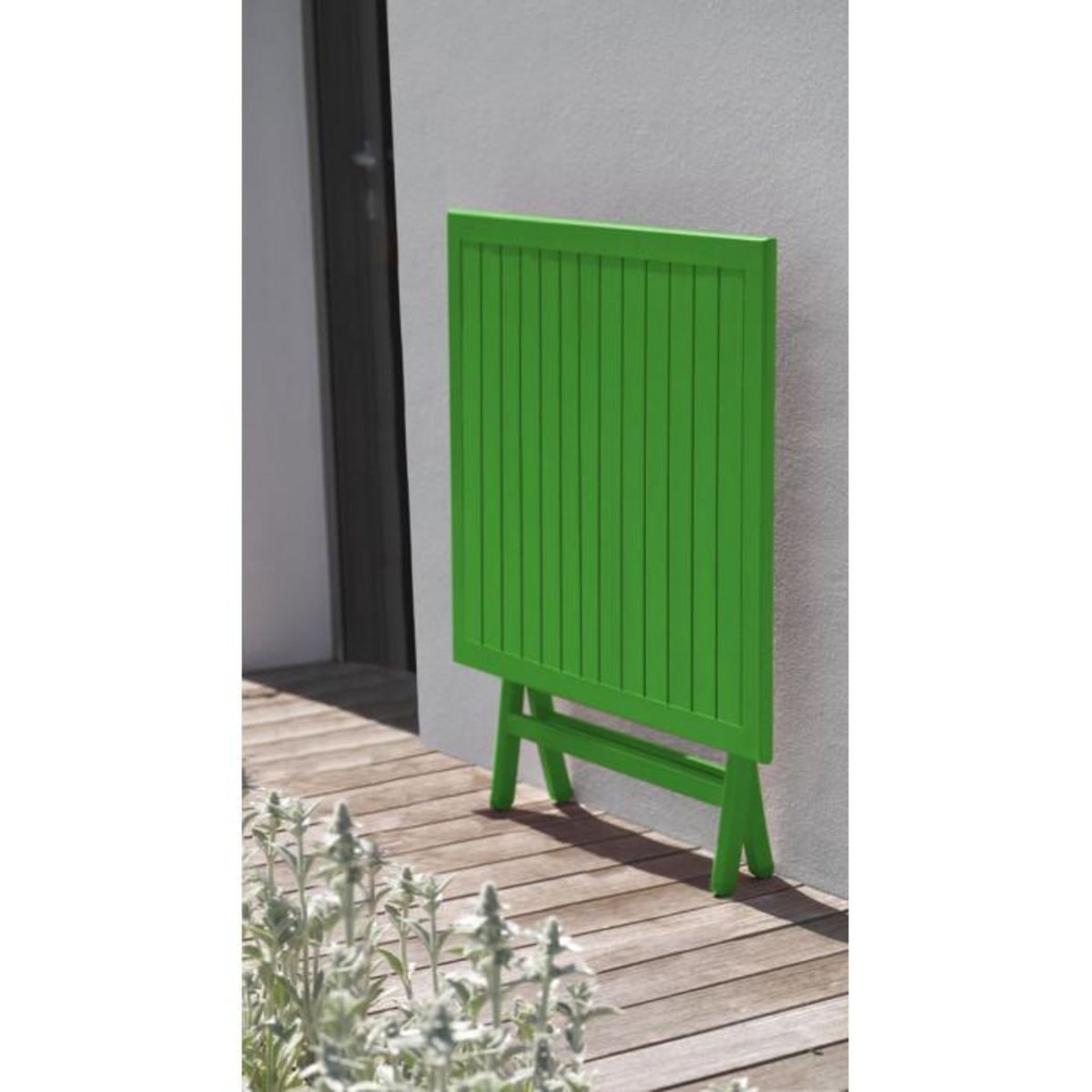 Paris Prix Table de Jardin Pliante  Marius  70cm Vert Prairie