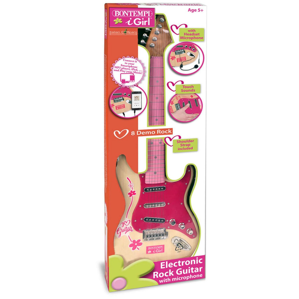 Bontempi Guitare rock électronique iGirl