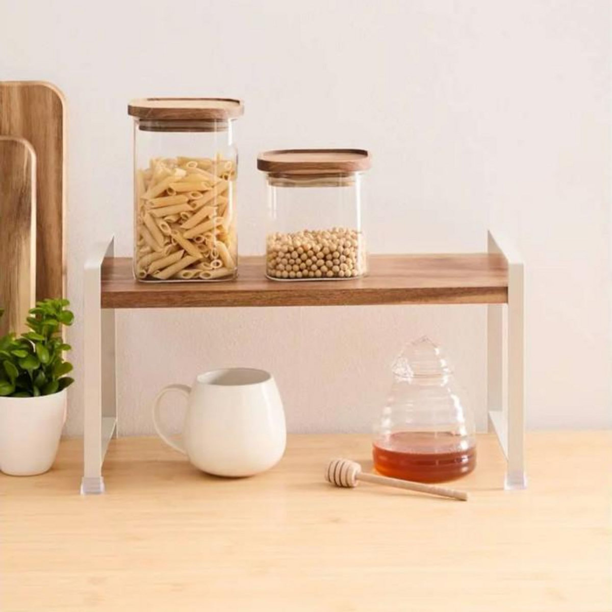 FIVE Étagère de Cuisine en Bois  Acacia  40cm Naturel