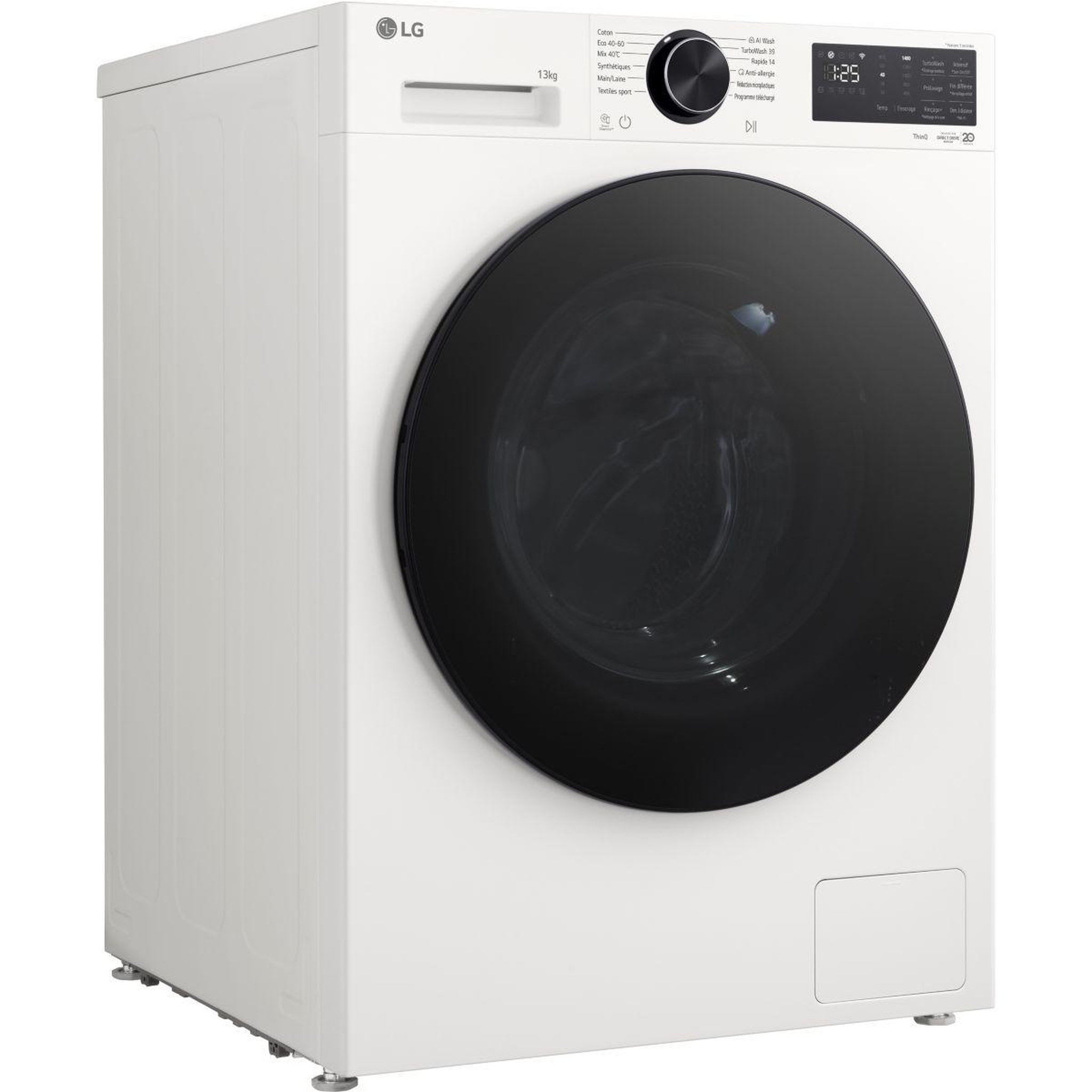 Voir la diapositive 3 : LG Lave linge hublot f34x56whst - 13 kg - 1400 tr/min - classe a - moteur direct drive - connecté
