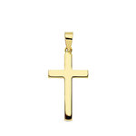 L'ATELIER D'AZUR Pendentif - Médaille Croix Or 18 Carats 750 Jaune - Chaine Offerte