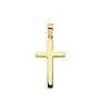 Voir la diapositive 1 : L'ATELIER D'AZUR Pendentif - Médaille Croix Or 18 Carats 750 Jaune - Chaine Offerte