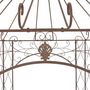 Voir la diapositive 4 : VIDAXL Pavillon de jardin Marron antique 400x258x378 cm Fer