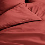 Voir la diapositive 2 : Paris Prix Housse de Couette  Percaline  240x220cm Terracotta