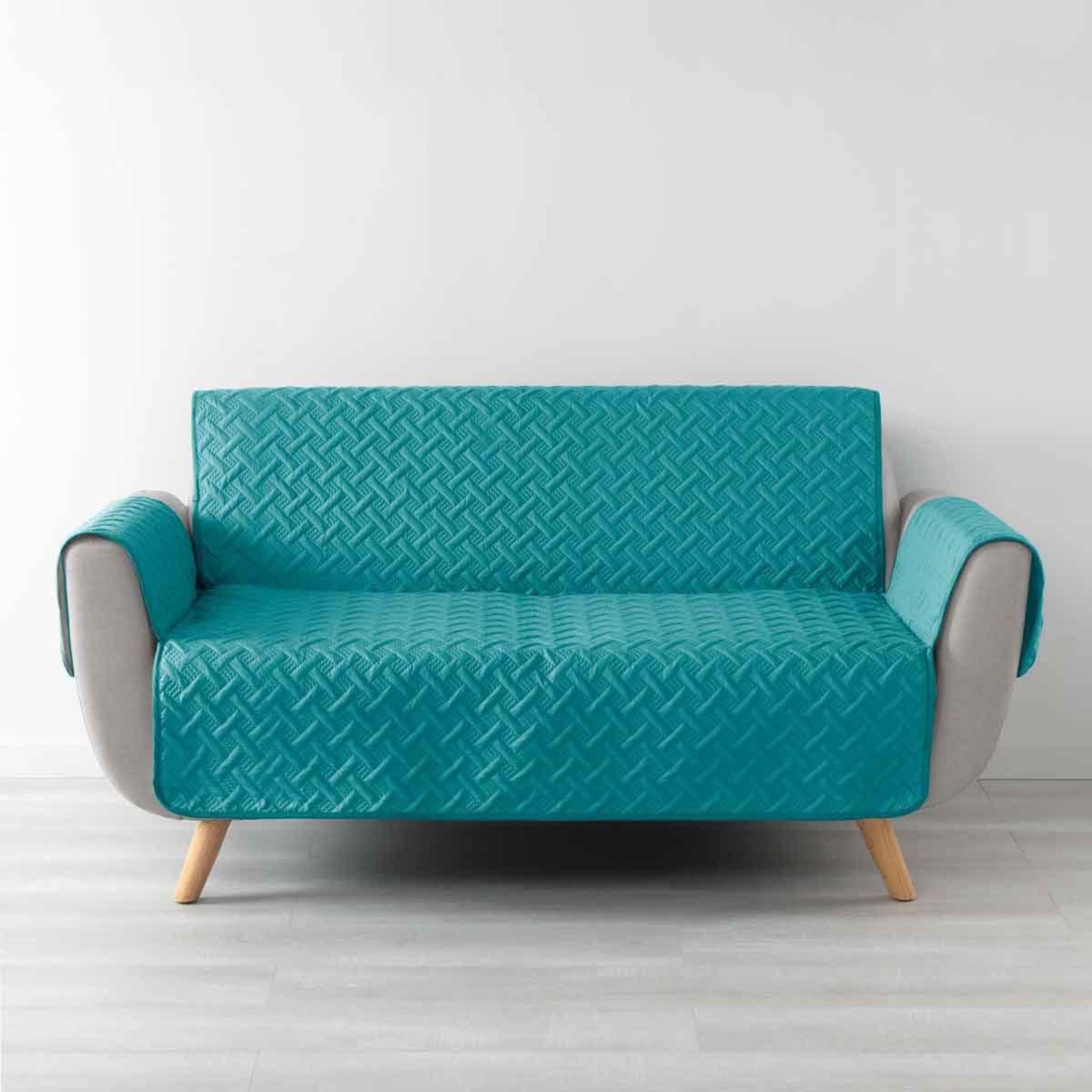 Douceur d'Intérieur Protège canapé  lounge  179x279cm pétrole
