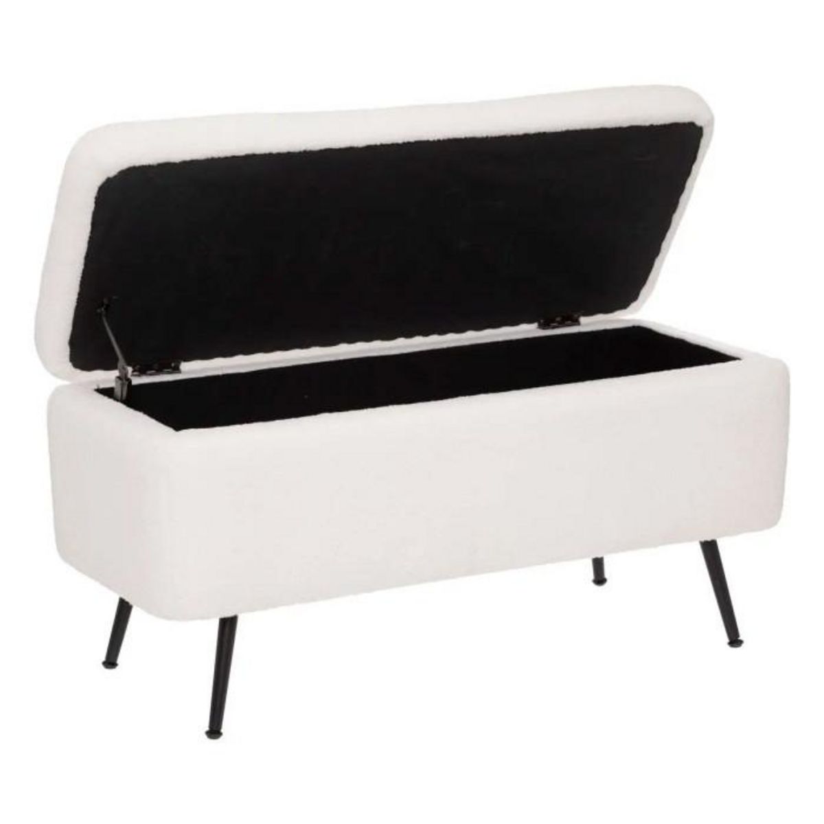 ATMOSPHERA Banc & Coffre de Rangement  Aurora  100cm Blanc