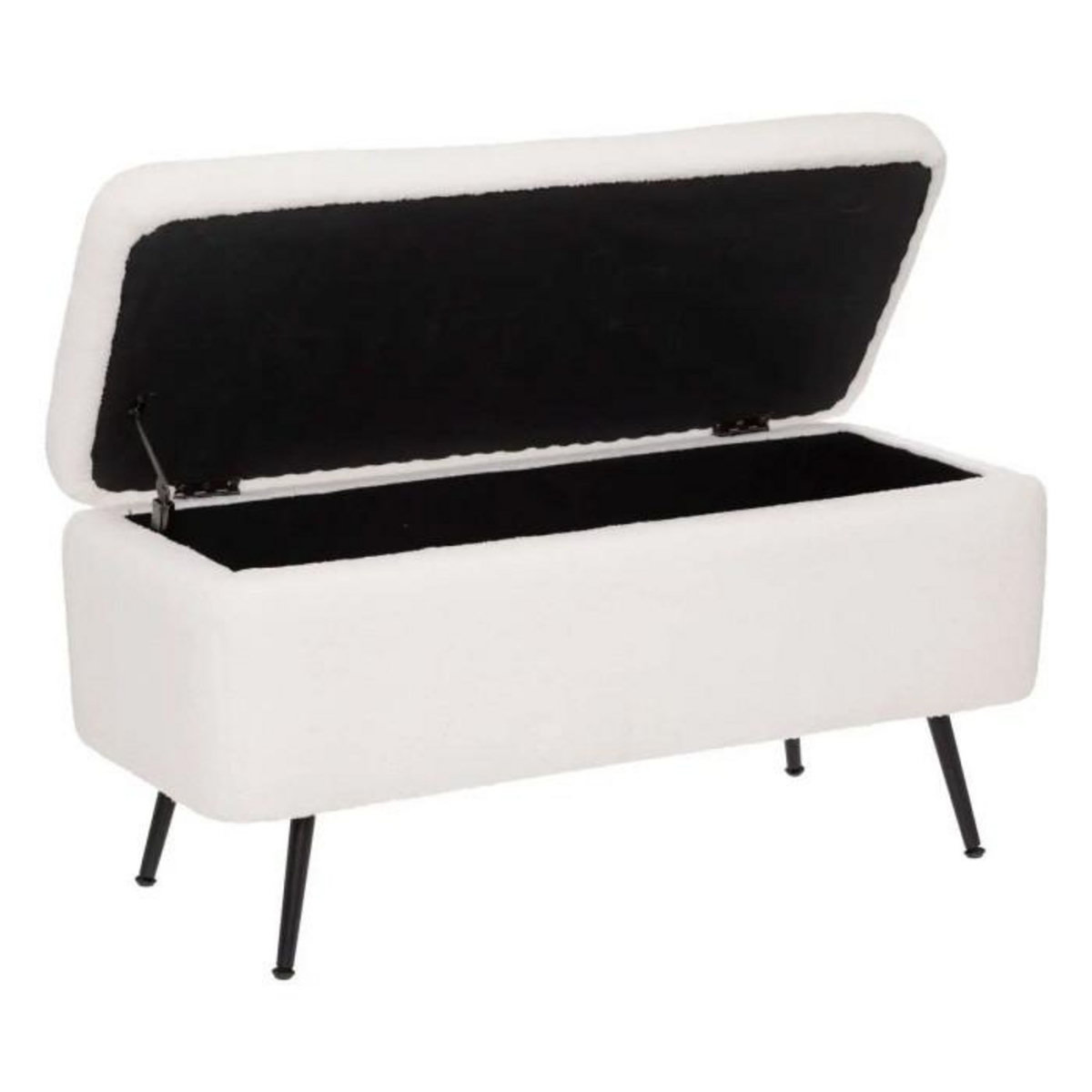 ATMOSPHERA Banc & Coffre de Rangement  Aurora  100cm Blanc