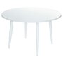JARDILINE Table de jardin - 6 places - Aluminium - Blanc - CAPRI