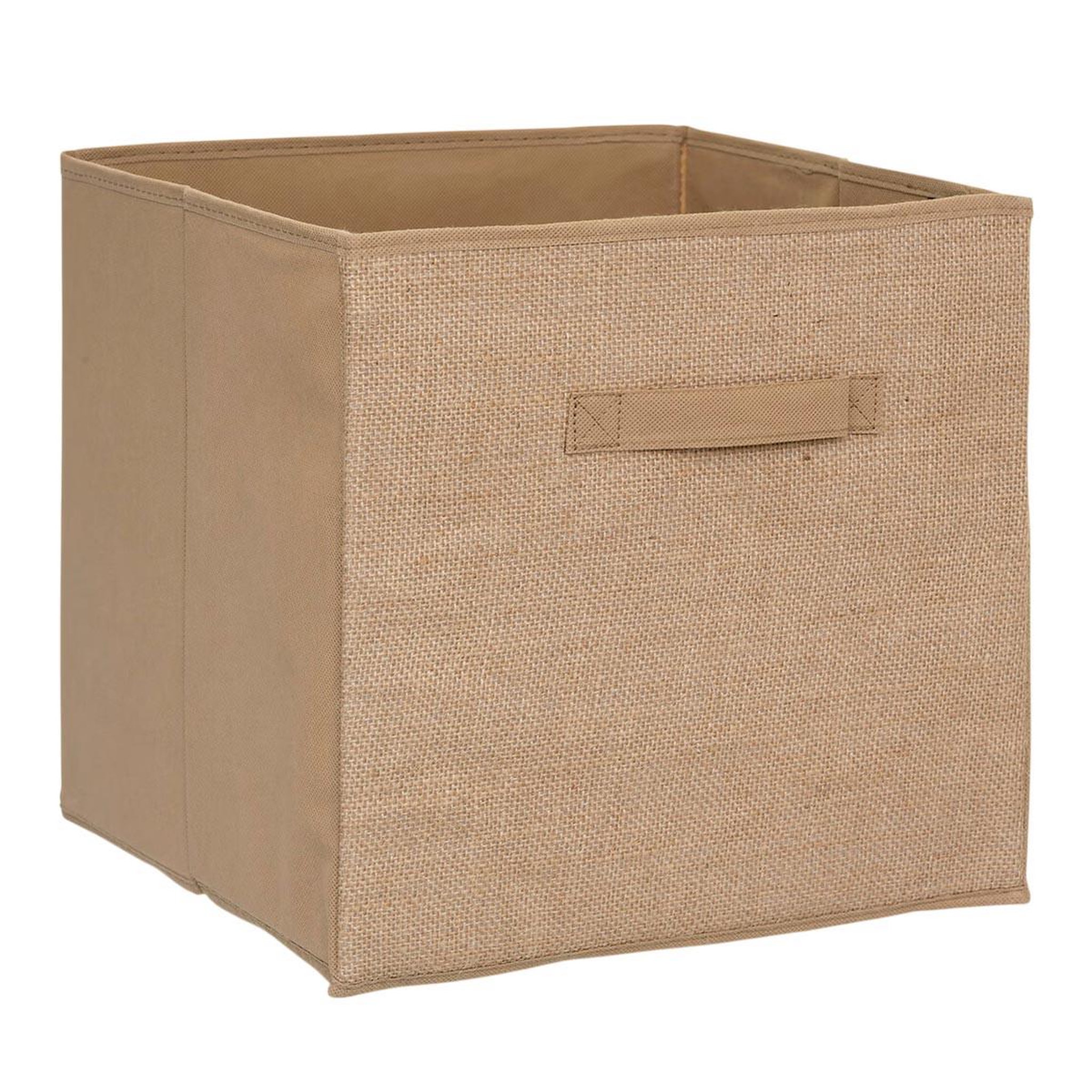 FIVE Boîte de rangement pliable  jute  31x31cm naturel