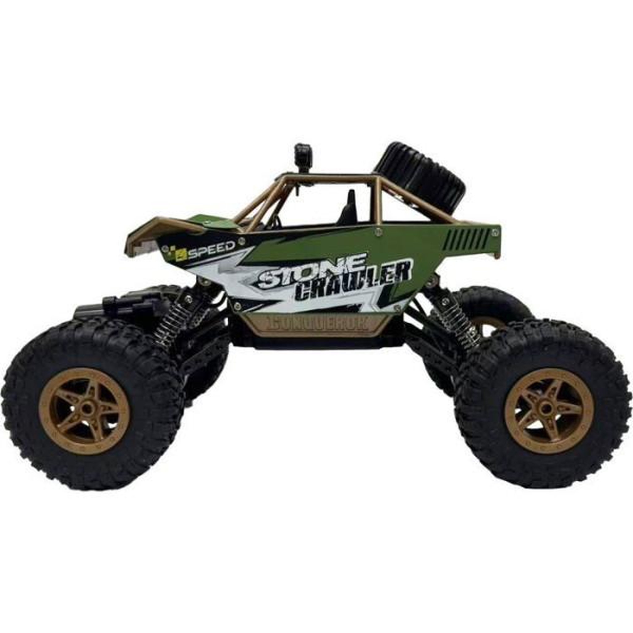 Voir la diapositive 5 : SILVERLIT Voiture télécommandée tout-terrain - SILVERLIT - EXOST Stone Crawler 1:18 - 10 km/h - Effets lumineux - Batterie incluse