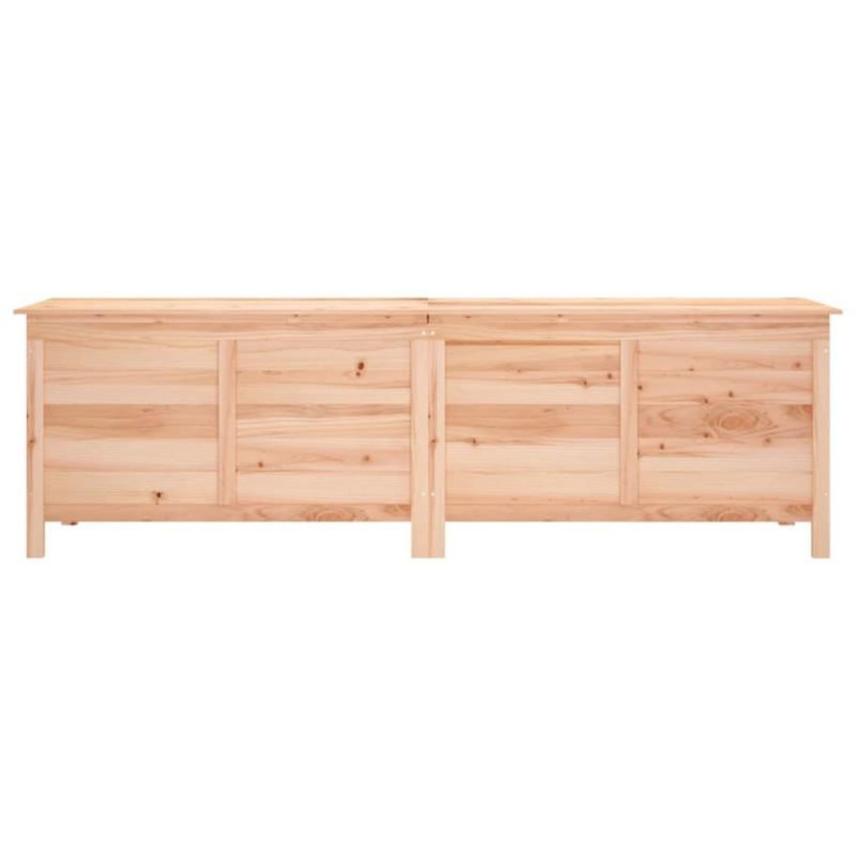 VIDAXL Boîte de rangement de jardin 198,5x50x56,5 cm bois massif sapin