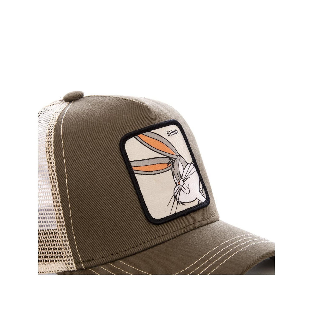 CAPSLAB Casquette Capslab Looney Tunes Bunny Vert Kaki