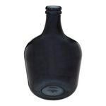 Paris Prix Vase Design en Verre  Dame Jeanne  42cm Noir