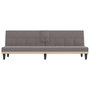 Voir la diapositive 4 : VIDAXL Canape-lit avec porte-gobelets taupe tissu