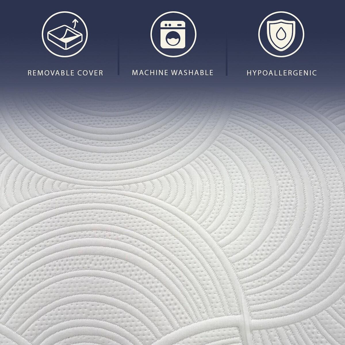 THE WHITE STONE Matelas 80x190 cm à Ressorts Ensachés & Mémoire de Forme | Hauteur 25 cm | Hypoallergénique & Respirant | Déhoussable | Fabriqué en Italie