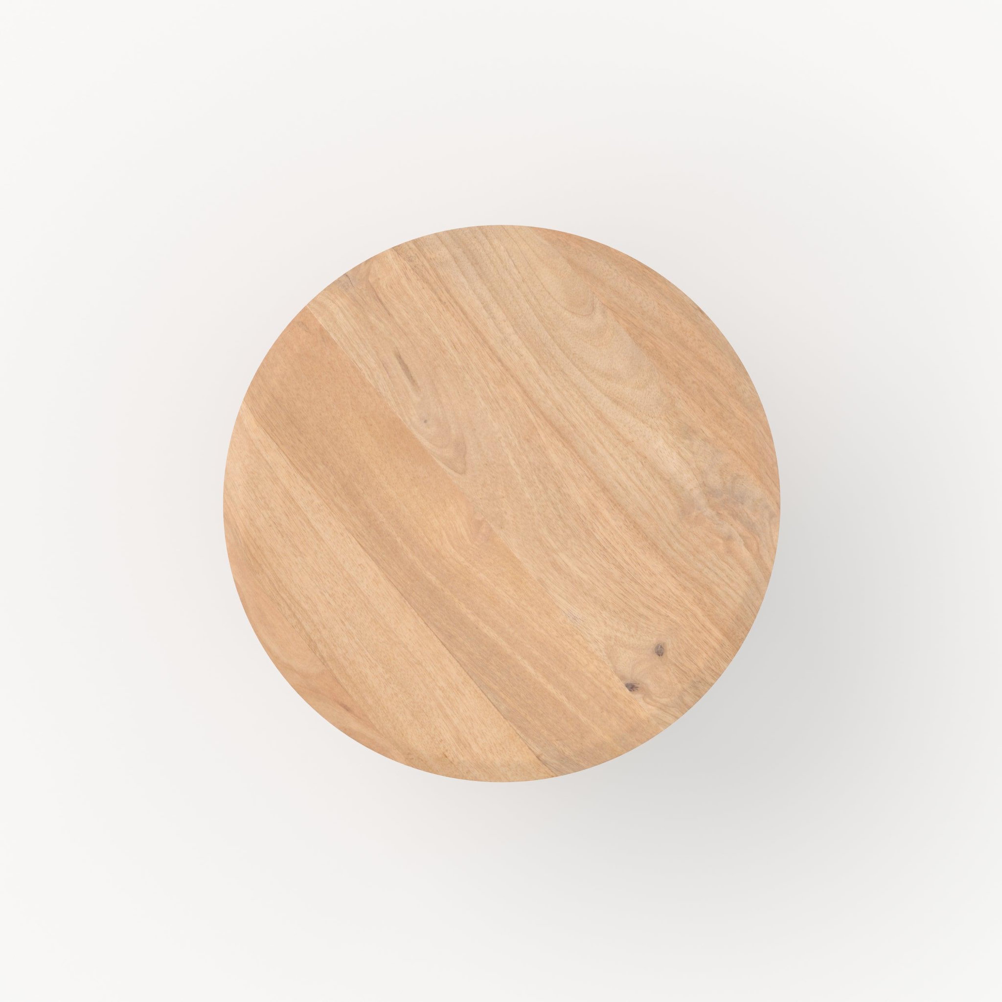Voir la diapositive 6 : MAISON PAVANE Table d'appoint en bois de manguier d40 cm-sacha