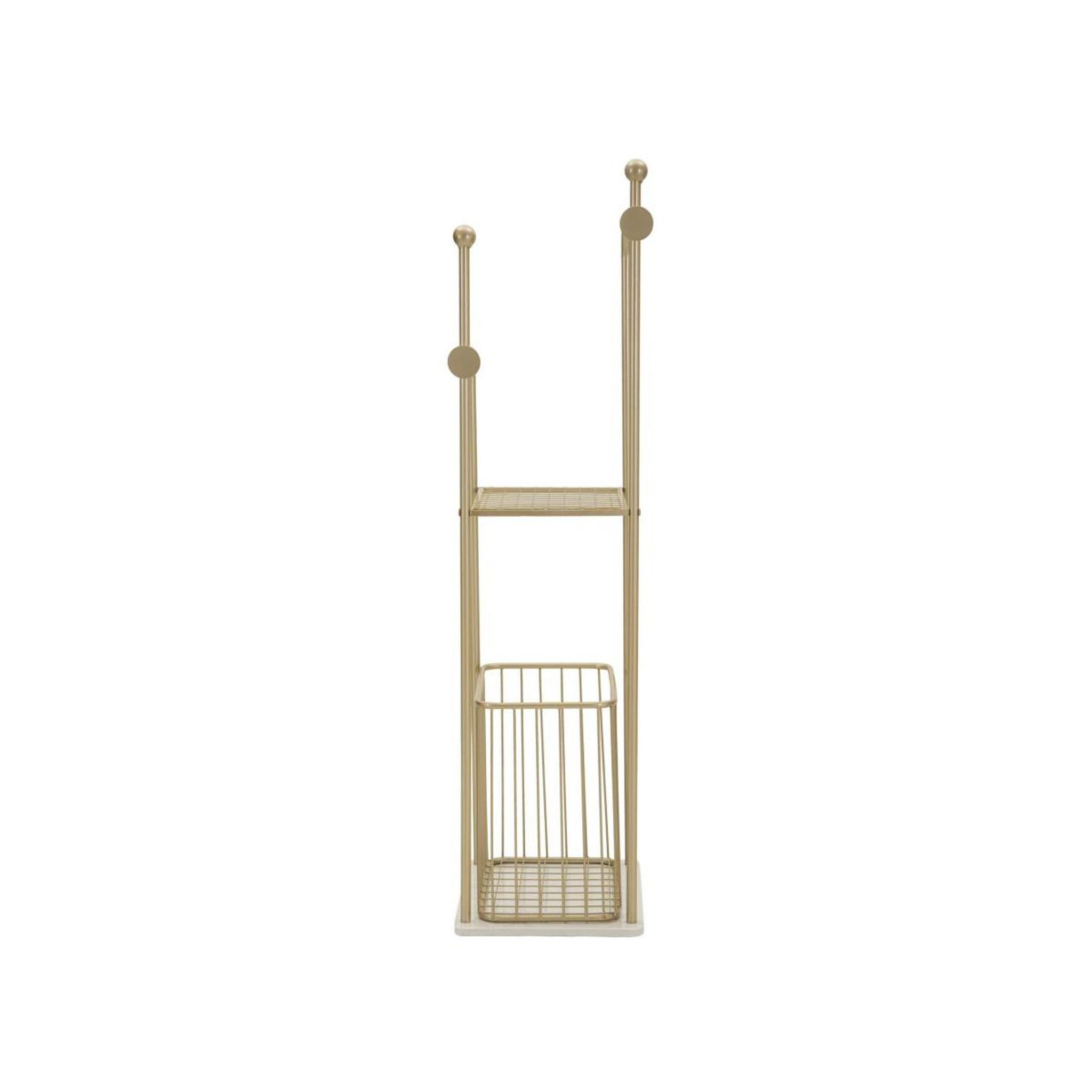 Voir la diapositive 3 : Paris Prix Porte-serviettes en métal  flish  121cm or