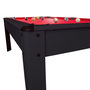 Voir la diapositive 4 : PLAY4FUN Billard Américain HARMONY 6Ft - 206,5 x 116,5 x 80 cm avec accessoires - Couleur Noir