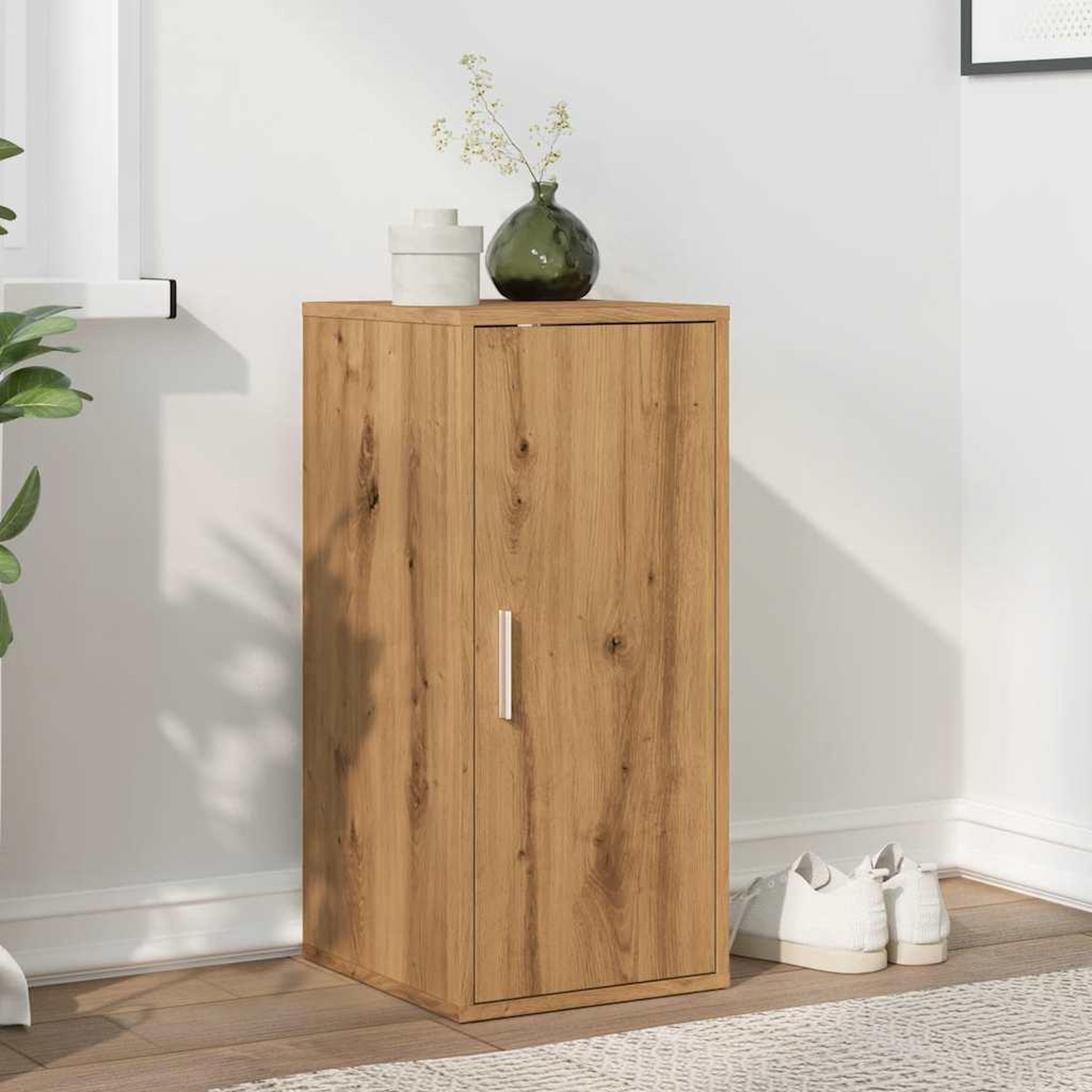 Voir la diapositive 3 : VIDAXL Armoire a chaussures chene artisanal bois d'ingenierie