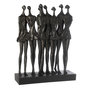 Voir la diapositive 1 : Paris Prix Statue Figurine en Résine  8 Personnes  64cm Noir