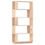 Voir la diapositive 2 : VIDAXL Bibliotheque/Separateur de piece 80x25x163,5 cm Pin solide