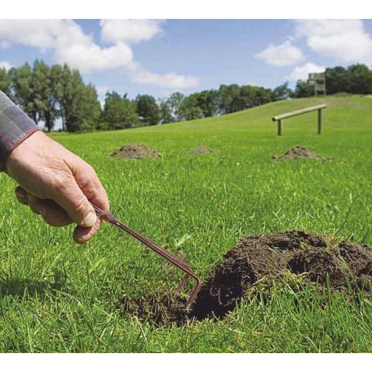 Nortene Piège à  taupes &campagnols Mole Trap - 4,5 x 15 cm - lot de 2