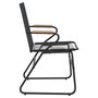 Voir la diapositive 5 : VIDAXL Chaises de jardin lot de 2 noir 58x59x85,5 cm Rotin PVC