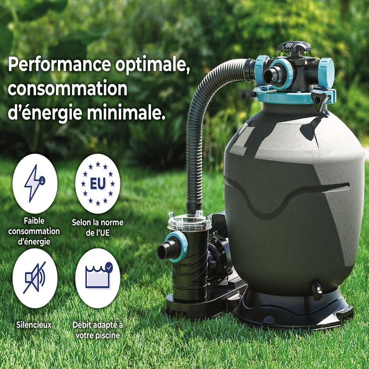 GRE Piscine composite Avant-Garde rectangulaire 4,55 x 3,15 x 1,26 m - Gré