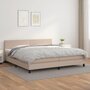Voir la diapositive 1 : VIDAXL Sommier a lattes de lit avec matelas Cappuccino 200x200 cm