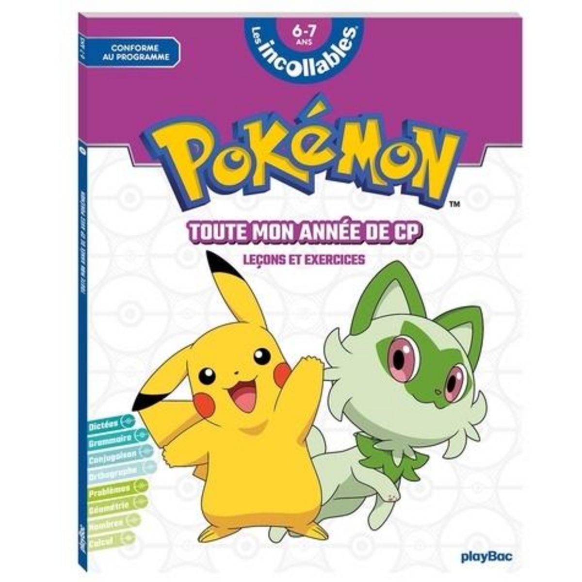 TOUTE MON ANNEE DE CP POKEMON. LECONS ET EXERCICES, Playbac