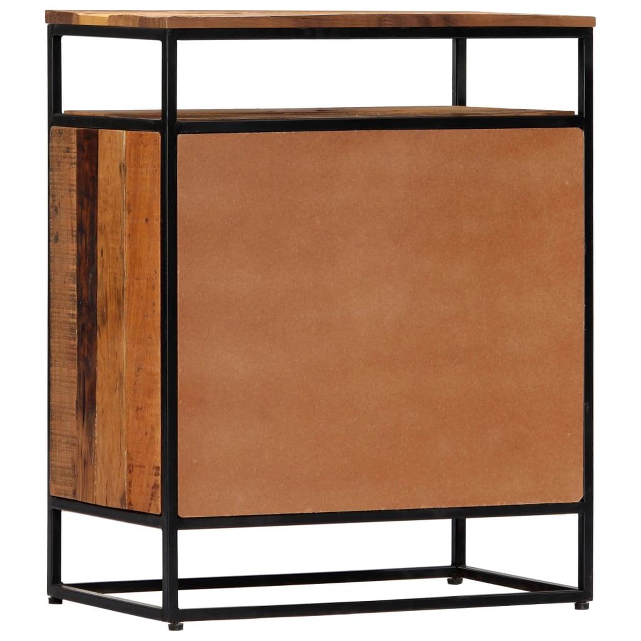 Voir la diapositive 2 : VIDAXL Armoire laterale 60x35x76 cm bois recuperation massif et acier