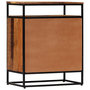 Voir la diapositive 2 : VIDAXL Armoire laterale 60x35x76 cm Bois recuperation massif et acier