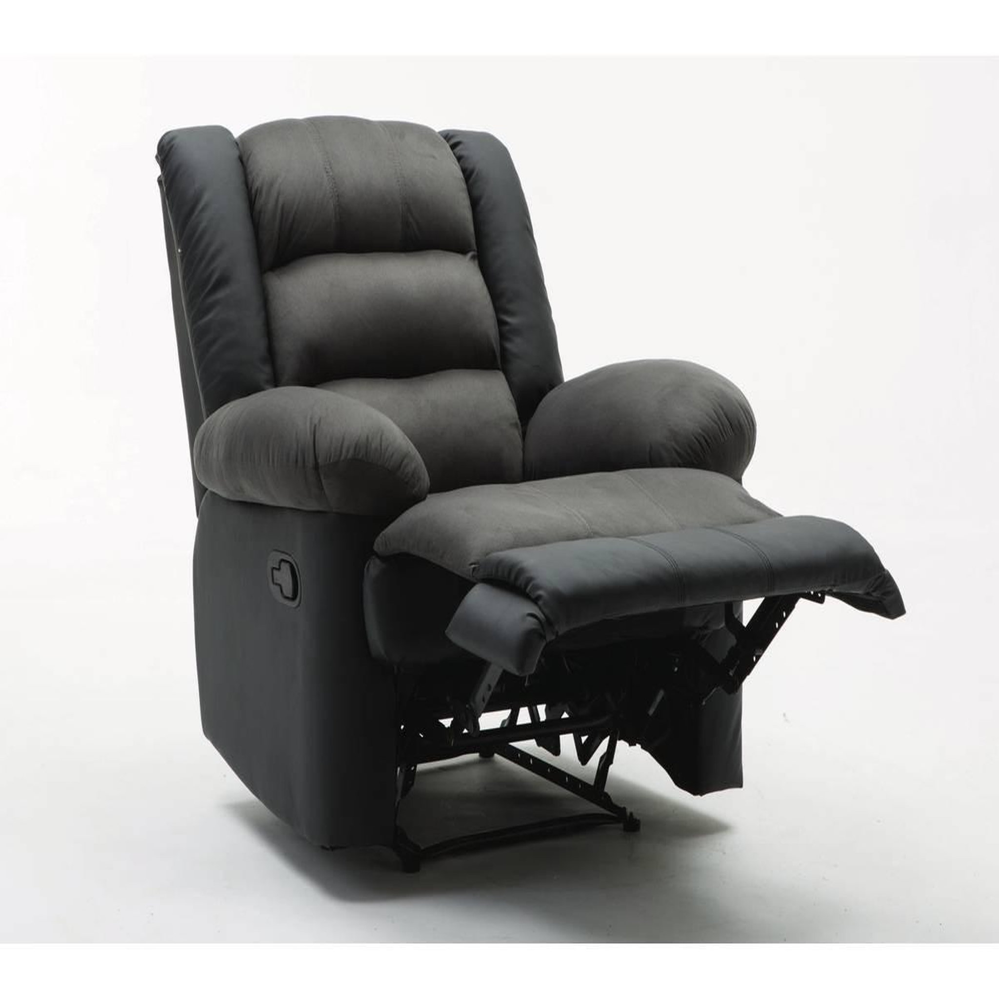 Voir la diapositive 3 : Habitat et Jardin Fauteuil relax  buckingham  - 85 x 93 x 100 cm - noir / gris foncé