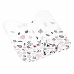 Paris Prix Tapis Contour WC  Botanica  45x45cm Blanc