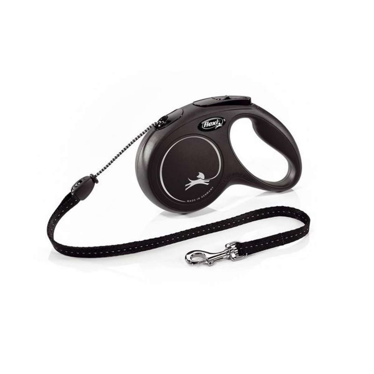 Flexi Laisse Flexi Classic Cordon M Noir 5 MÃ¨tres