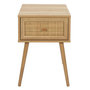 Voir la diapositive 2 : Paris Prix Table de Chevet 1 Tiroir  Bali  55cm Naturel