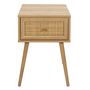 Voir la diapositive 2 : Paris Prix Table de Chevet 1 Tiroir  Bali  55cm Naturel