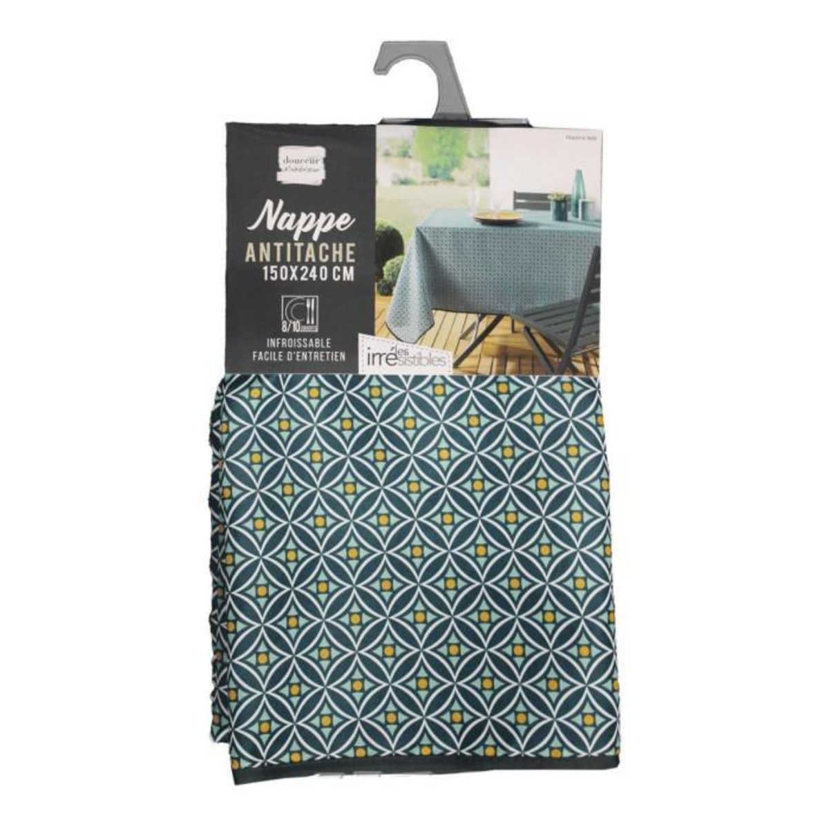 Paris Prix Nappe Antitache  Havana  150x240cm Kaki