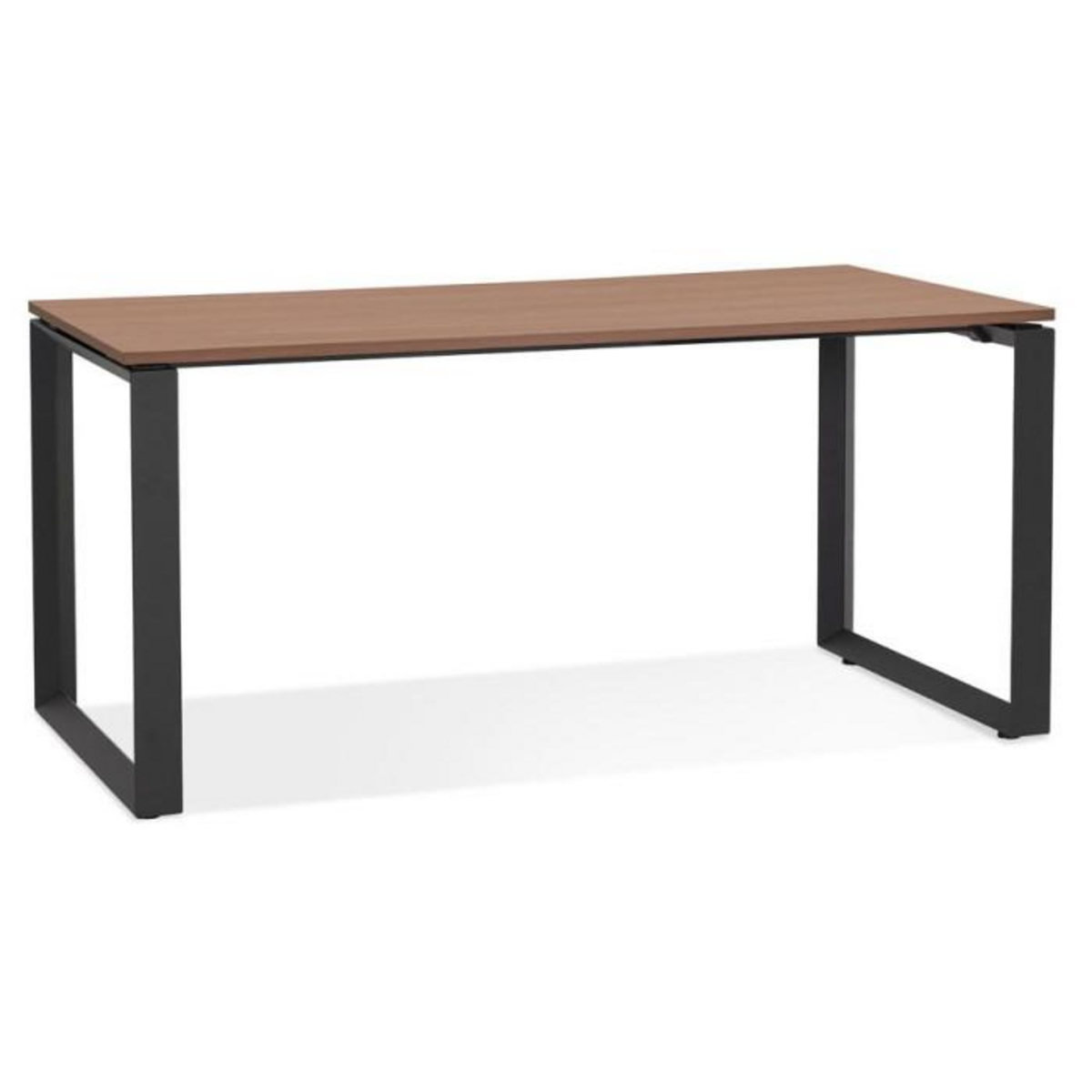 Paris Prix Bureau Design  Abigano  160cm Noyer & Noir