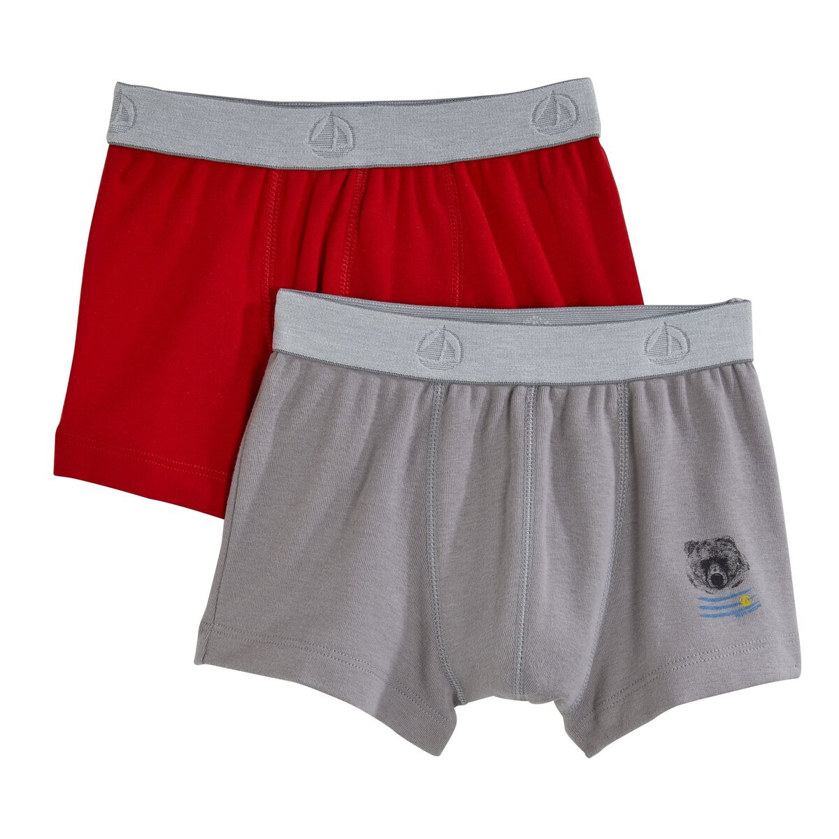 PETIT BATEAU Lot de 2 boxers garçon