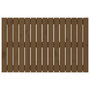 Voir la diapositive 4 : VIDAXL Tete de lit murale Marron miel 95,5x3x60 cm Bois massif de pin