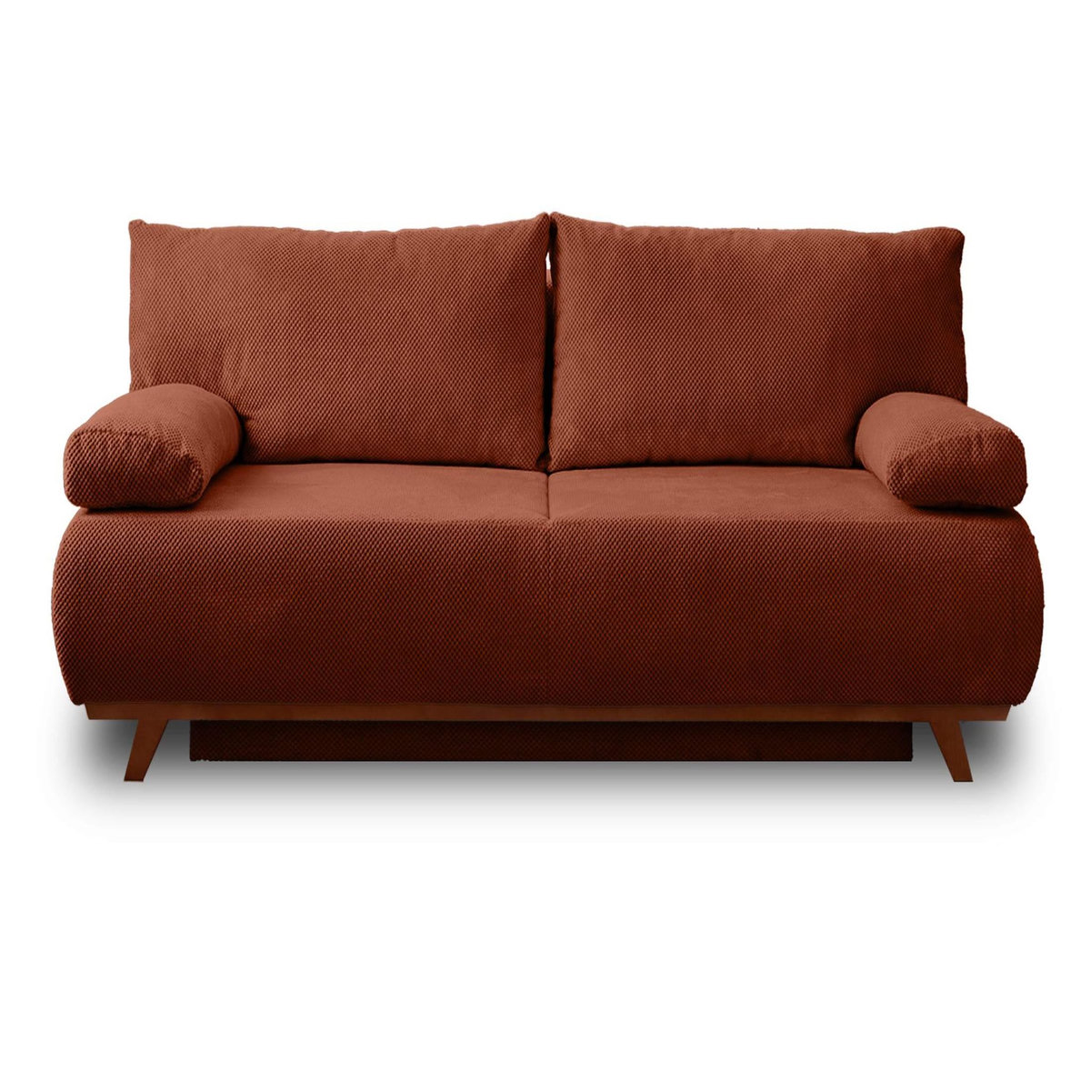 BEST MOBILIER Cristal - canapé 3 places - convertible avec coffre - en velours texturé